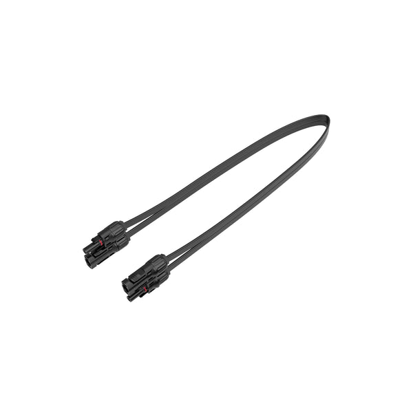 Fladt solpanelkabel MC4 - MC4 (0,5M)