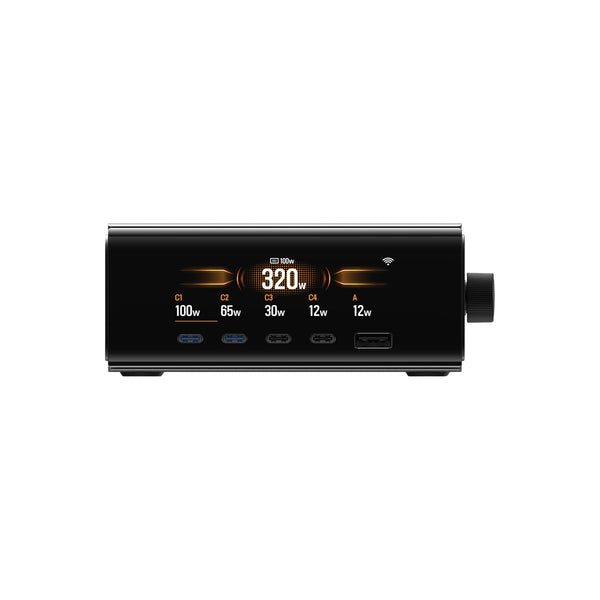 EcoFlow RAPID Pro Desktop Oplader – 320 W – GaN – 5 porte